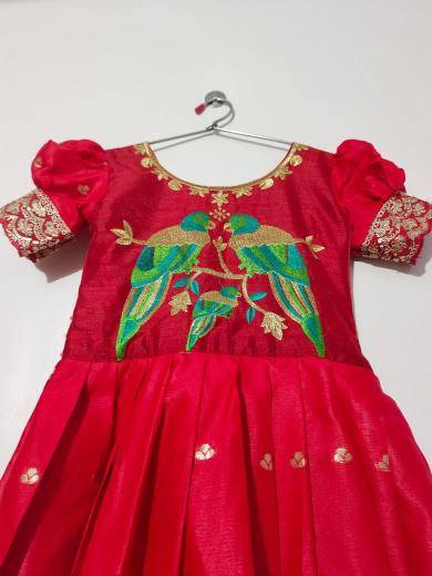 NEW LAUNCING KIDS GOWN silk Children wear exporters